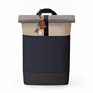 Hajo Medium Backpack Lotus Nude - Dark Navy