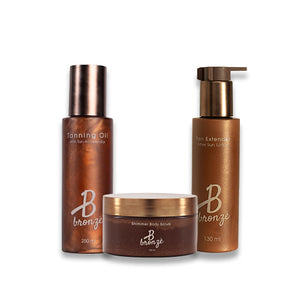 After sun care , Tanning oil  & Shimmer Body scrub