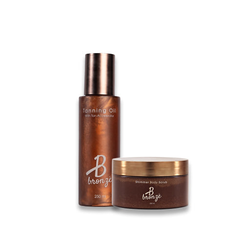 Tanning oil & Body scrub